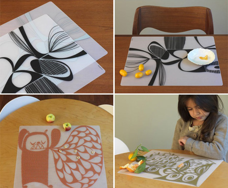 Modern Twist Placemats and Coasters