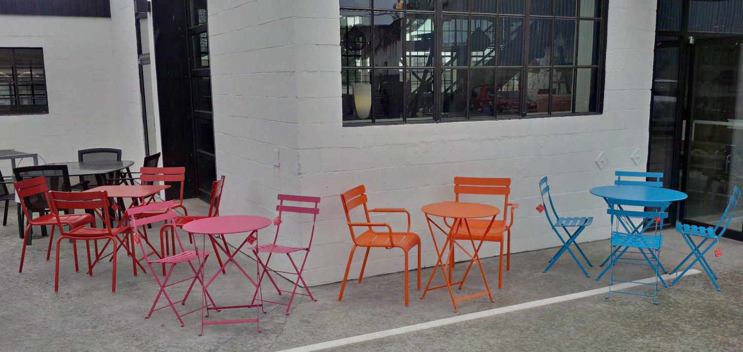 Fermob display at the Gabriel Ross showroom