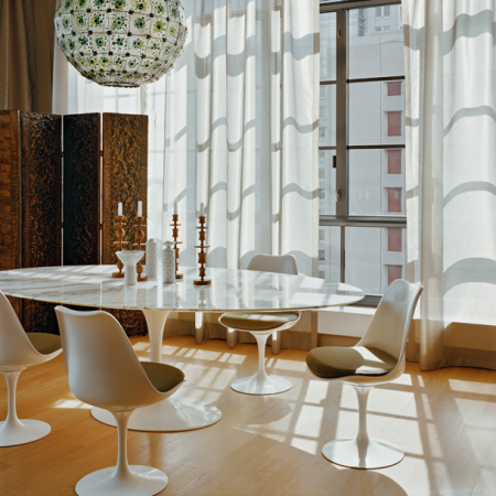Oval Marble Dining Table by Eero Saarinen for Knoll - image: knoll.com