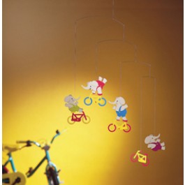 Cyclephants Mobile by Flensted