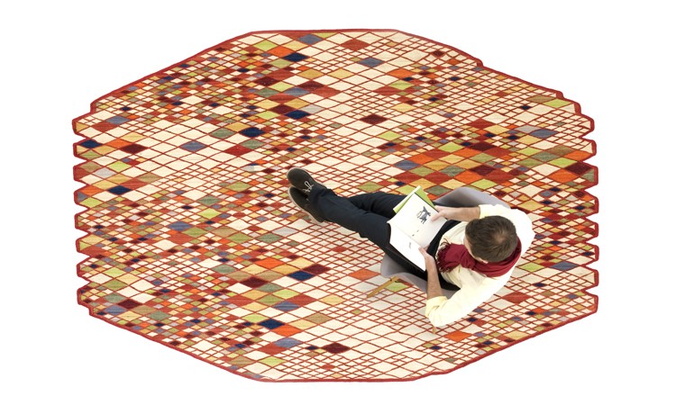 Losanges Area Rug by Ronan & Erwan Bouroullec, 2011, for Nanimarquina