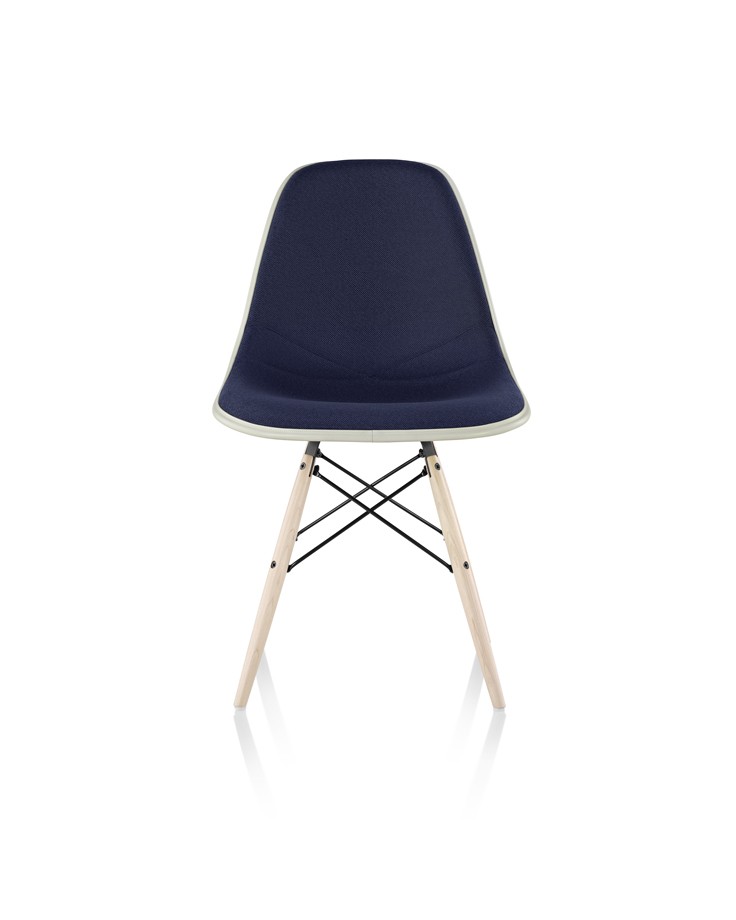 Eames Shell Chair, upholstered version by Charles and Ray Eames for Herman Miller