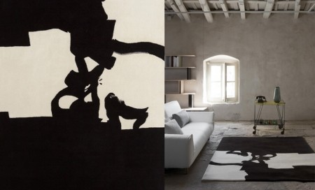 The Chillida Collection of rugs are designed by Eduardo Chillida. The 7 available designs are based on a selection of his artworks and has been accurately translated into the rugs. All are hand made. 