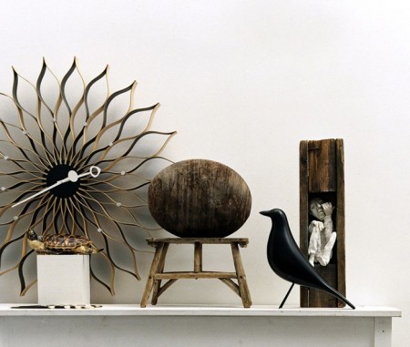 The Eames House Bird is made of black lacquered solid alder and has steel wire legs. Add it to your collection! 