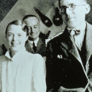 Le Corbusier, Pierre Jeanneret and Charlotte Perriand, the creators of the LC Collection. 