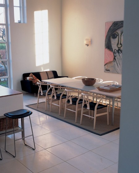 The CH24 Wishbone Chair, designed by Hans J. Wegner, 1950, is perhaps Wegner's most celebrated work. A light, attractive and comfortable dining chair with the characteristic Y-shaped back. Available in 3 seat options and 3 wood options.
