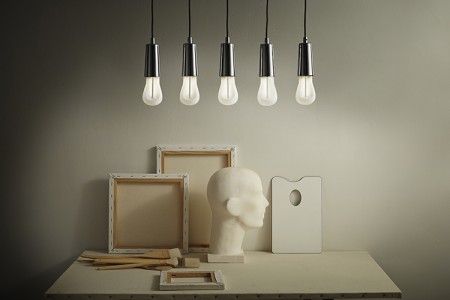 The Plumen 002 Bulb 6 watt LED, 250 Lumen, E 26 Screw fitting, very warm white light, 8,000 hours life expectancy