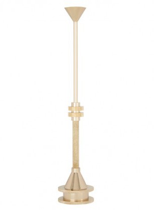 The Tom Dixon Cog Candle Holder is part of the Cog Collection that includes candle holders, tea light holders, containers, a candelabrum and a desk tidy.