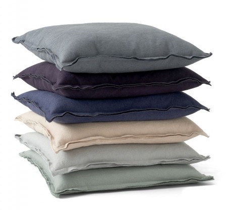 The Menu Raw Cushion is available in six earthy tones. Layer them with other natural colours to give warmth to a space.