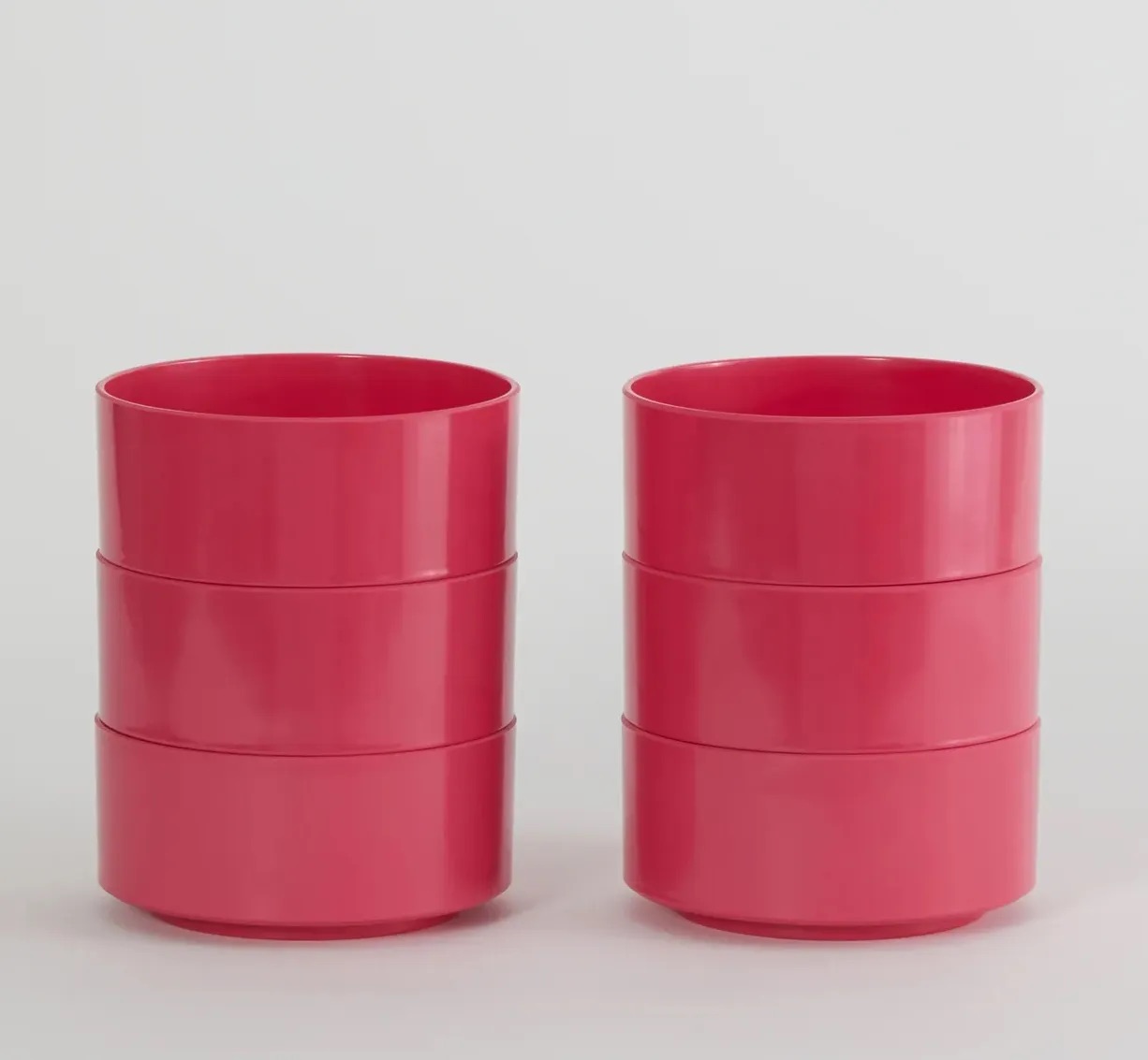 CLEARANCE Heller 103 Soup Bowls (Set of 6), Pink