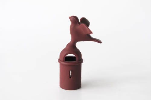 Alessi 23703/C Bird Whistle Replacement for 9093 Kettle - Red
