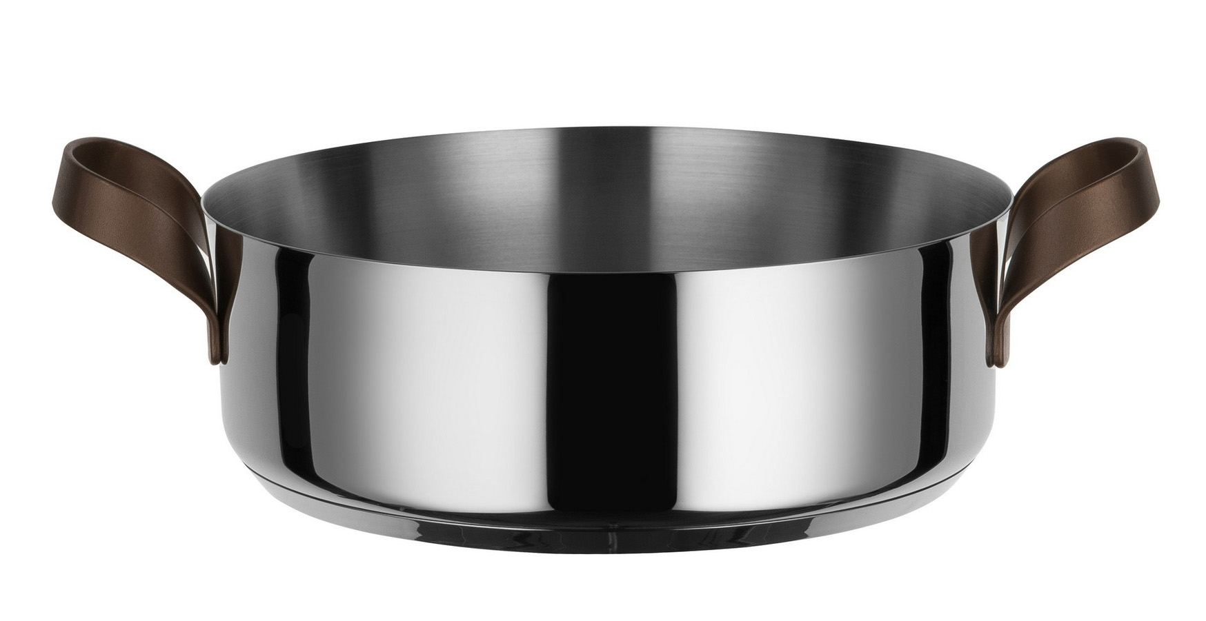 Alessi PU102 Edo Low Casserole with Two Handles