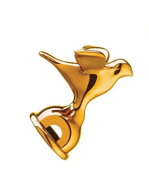Alessi REXUCC GD Bird Whistle Replacement for 9093 Kettle - Gold