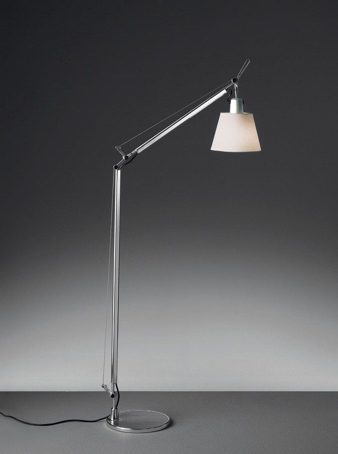 Artemide Tolomeo Reading with Shade Floor Lamp