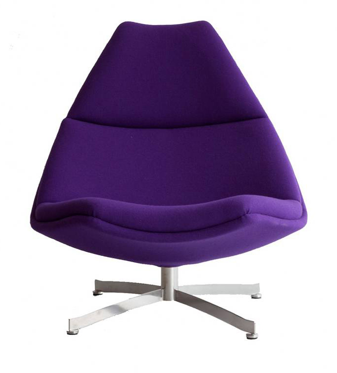 Artifort F 512 Cross-Base Lounge Chair