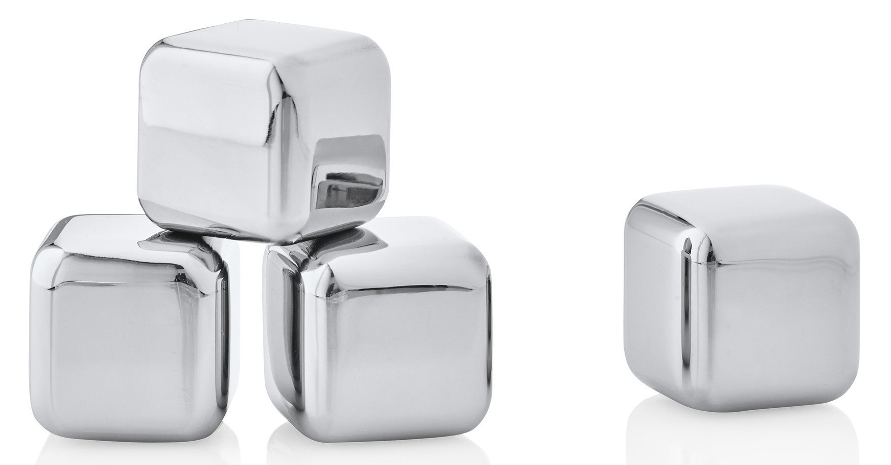 Blomus Lounge Stainless Steel Ice Cubes (Set of 4)