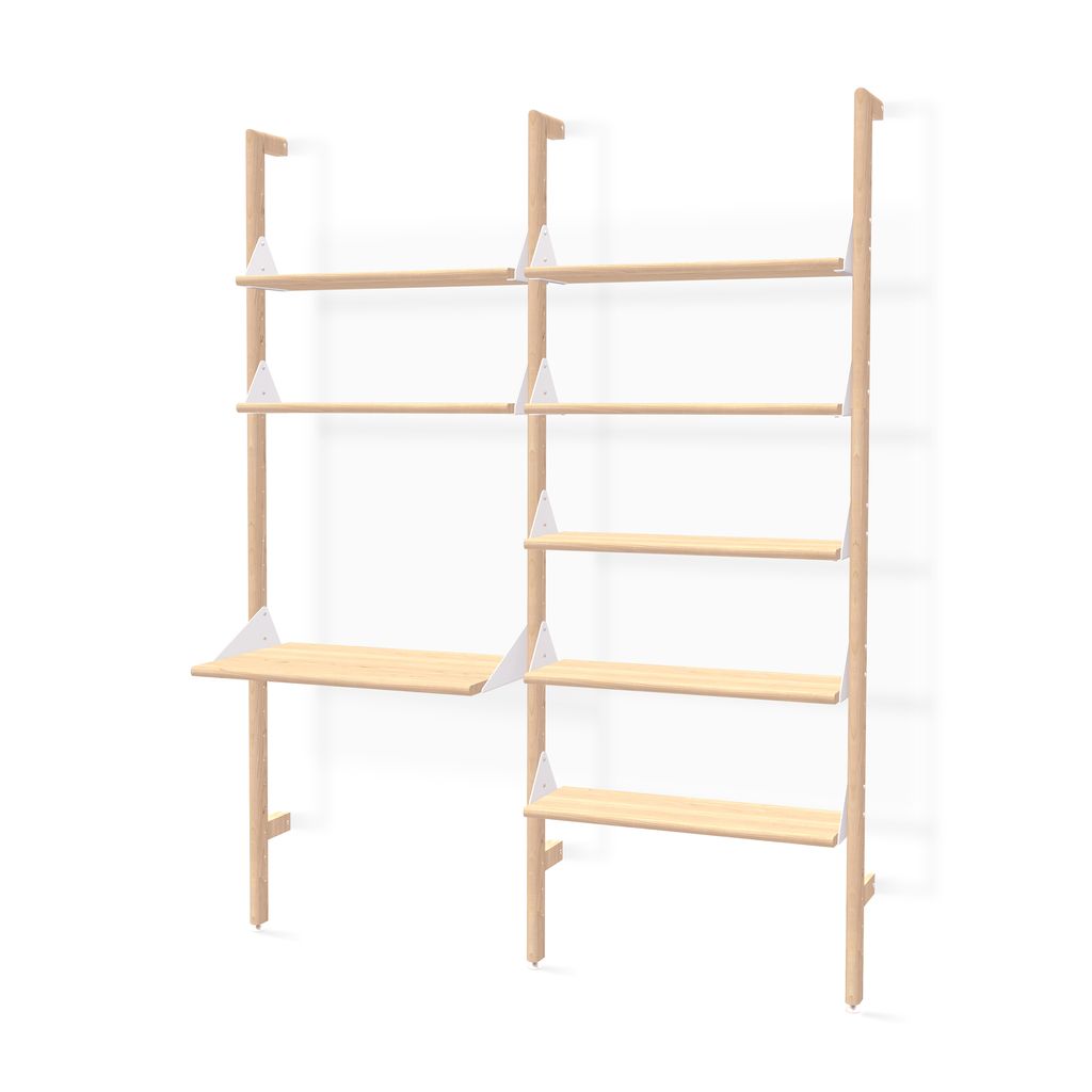 Gus* Modern Branch 2 Desk Shelving Unit