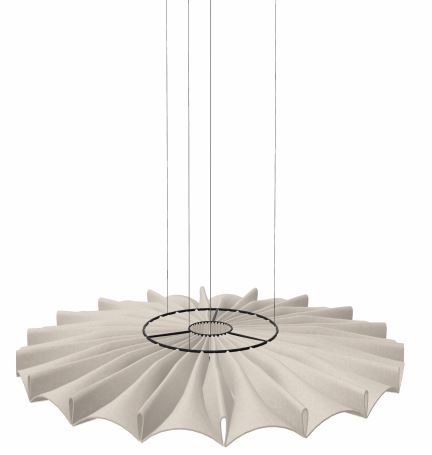 BuzziSpace BuzziPleat Edel Suspended Screen