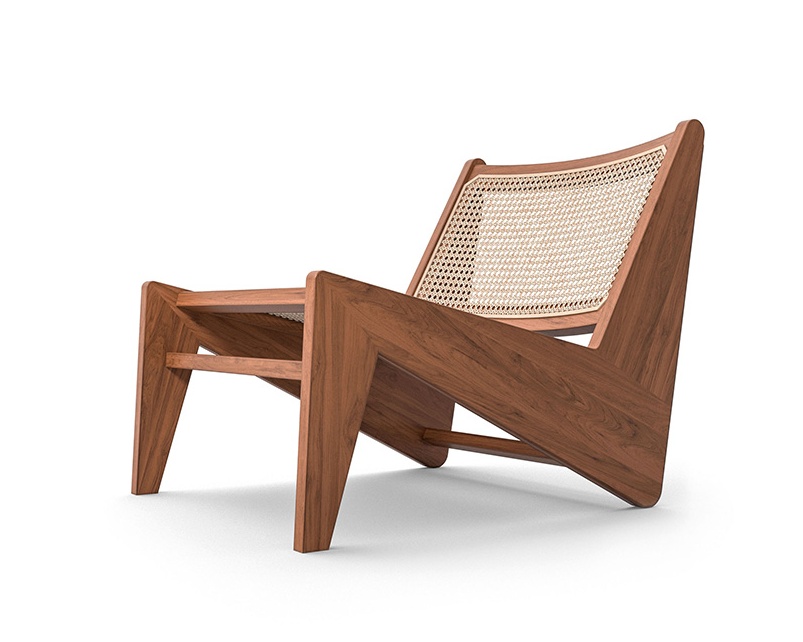 Cassina Kangaroo Armchair 058 (Hommage a Pierre Jeanneret)
