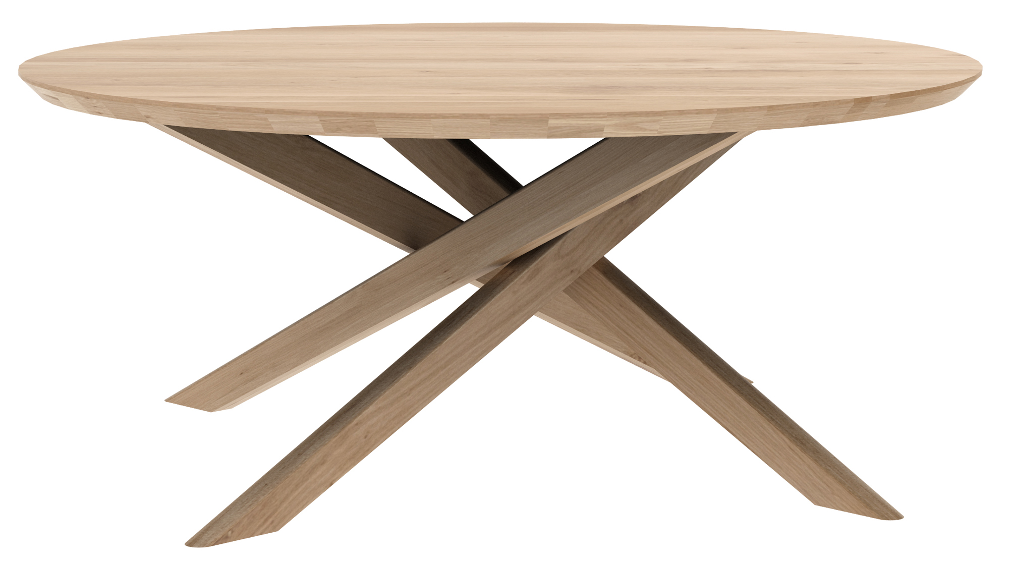 Ethnicraft Oak Mikado Round Coffee Table