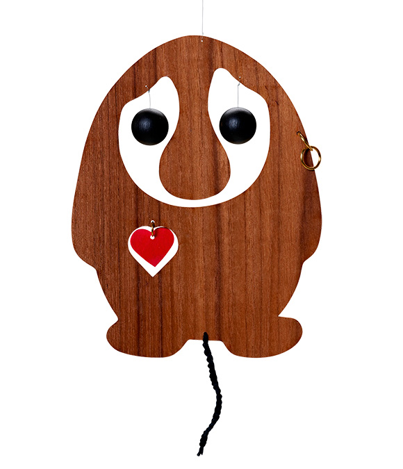 Flensted Puffing Troll Teak Mobile