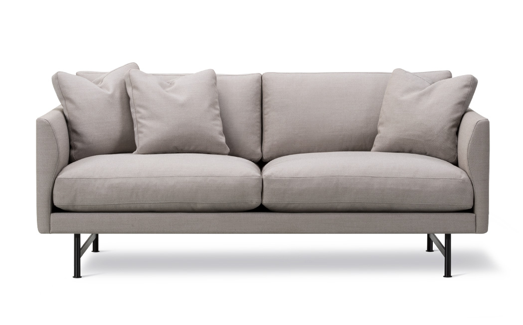 Fredericia Calmo 80 Metal Base 2 Seater Sofa
