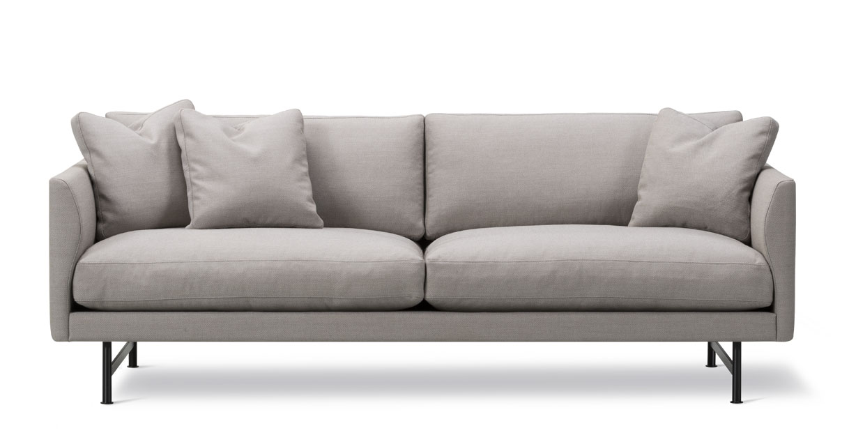 Fredericia Calmo 95 Metal Base 2 Seater Sofa