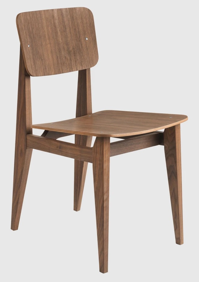 GUBI C-Chair Dining Chair, Veneer