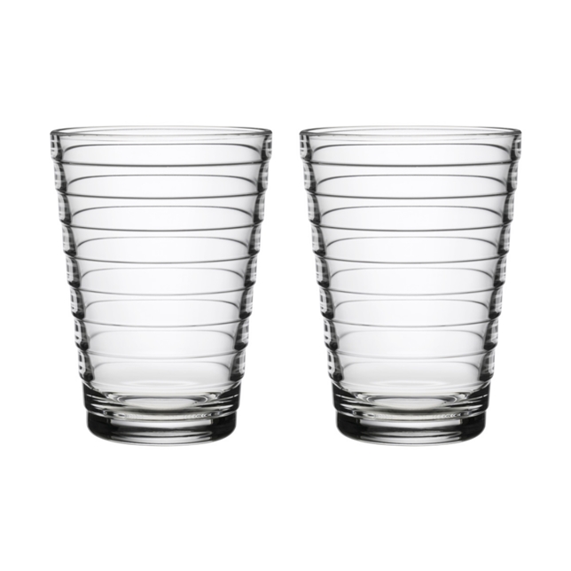 CLEARANCE Iittala Aino Aalto Tumblers (Set of 2) 11 oz, Clear