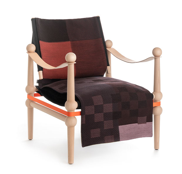 Magis Twain Low Armchair with Draped Cover