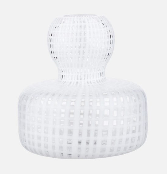 Marimekko Flower Vase - Clear, White