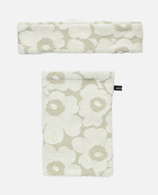 Marimekko Mini Unikko Bath Mitt + Headband