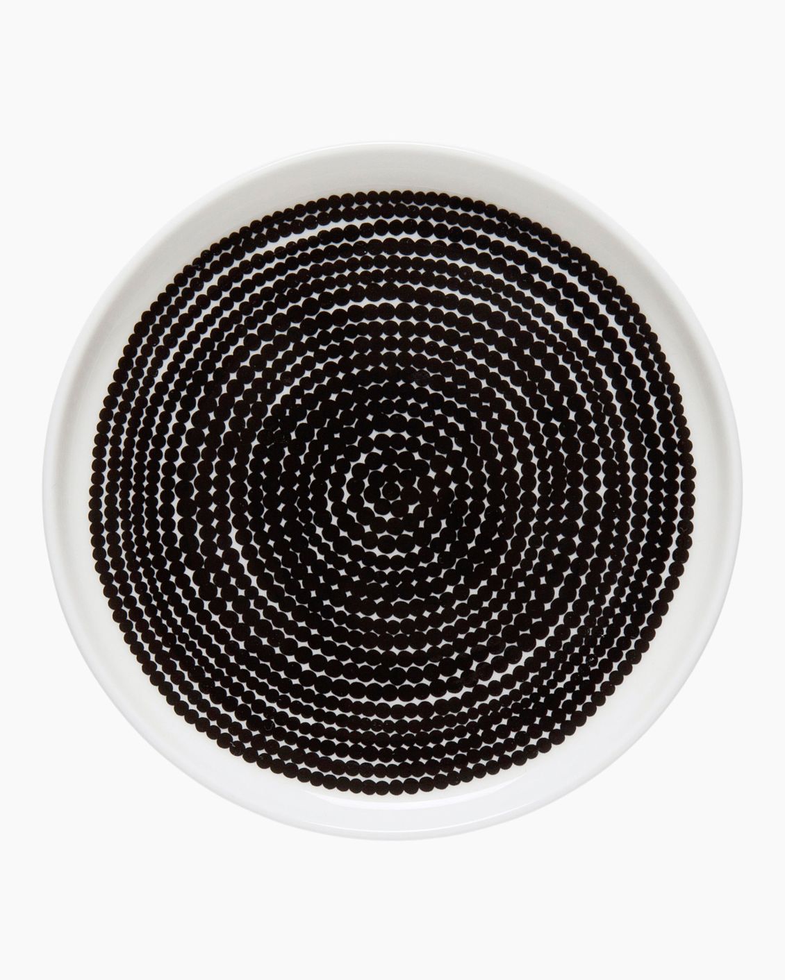 Marimekko Rasymatto Plate - 13.5 cm, White/Black