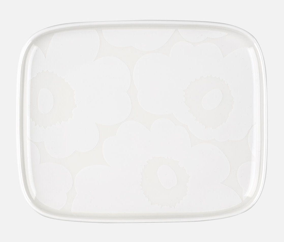 Marimekko Oiva / Unikko Plate - 15x12 cm