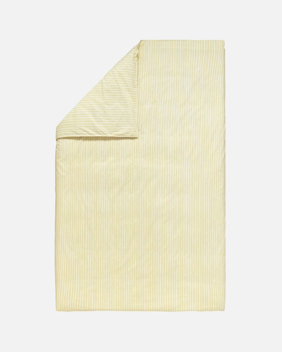 Marimekko Piccolo Duvet Cover - Straw / Off White