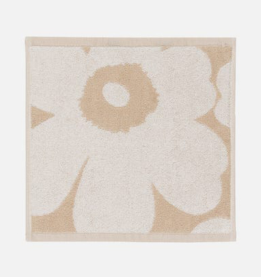 Marimekko Unikko Mini Cotton Towel - 30 x 30 cm