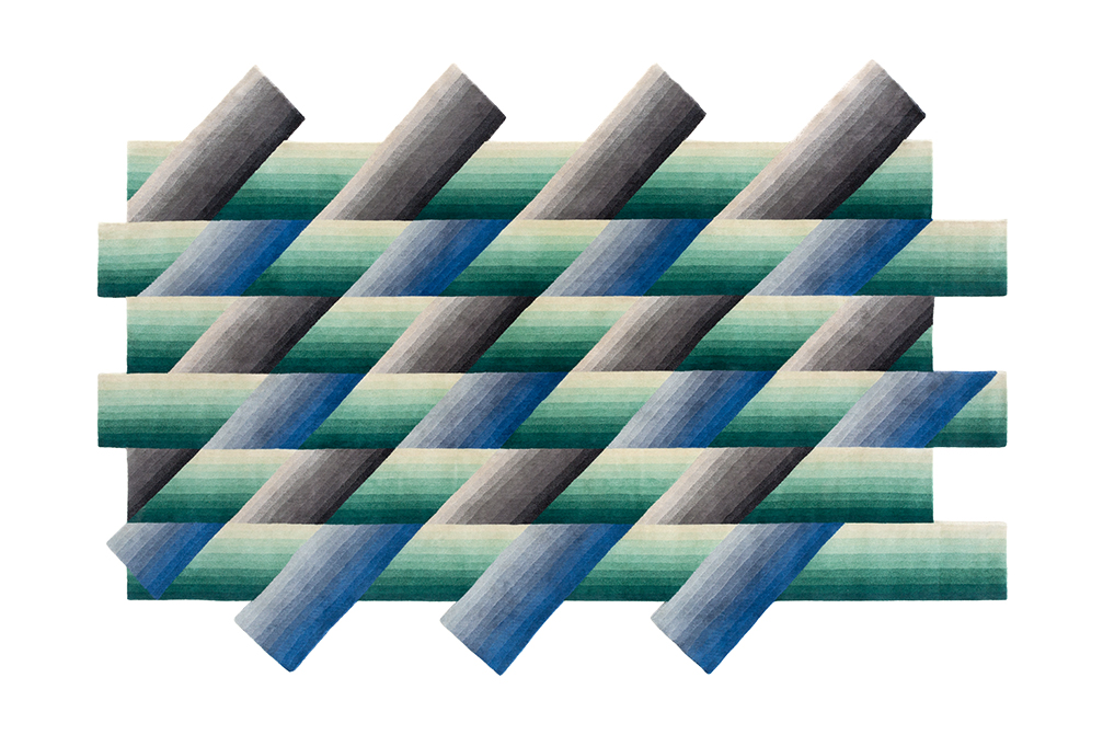 GAN Hand Knotted Mirage Rug