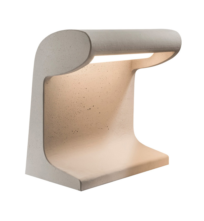Nemo Borne Beton Petite Table/Floor Lamp
