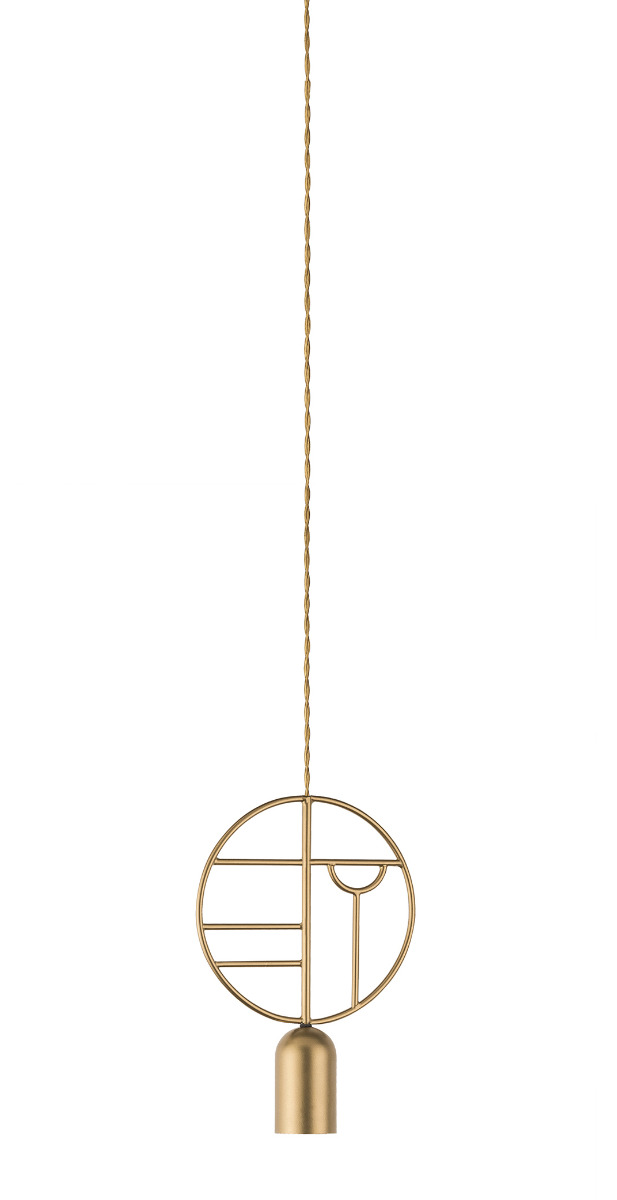 Nomon Wooden Dots WD01 Round Pendant Lamp
