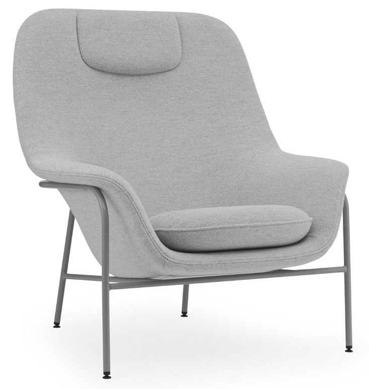 Normann Copenhagen Drape High Lounge Chair with Headrest