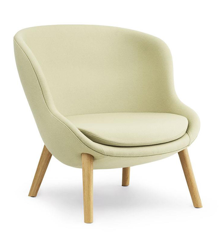 Normann Copenhagen Hyg Wood Base Low Lounge Chair