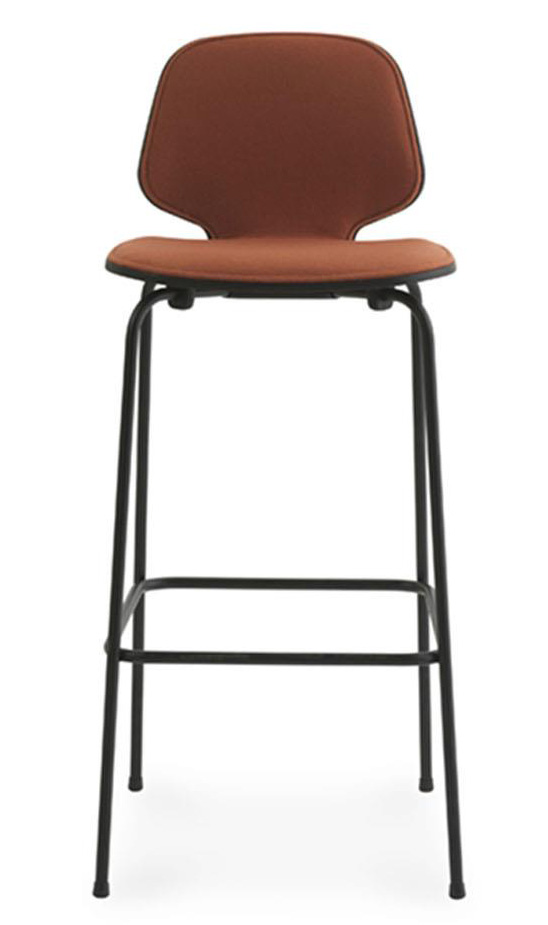 Normann Copenhagen My Chair Metal Base Barstool Front Upholstery