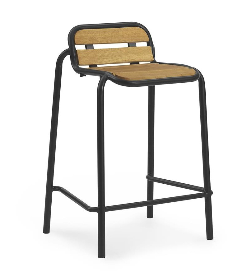 Normann Copenhagen Vig Wood Barstool