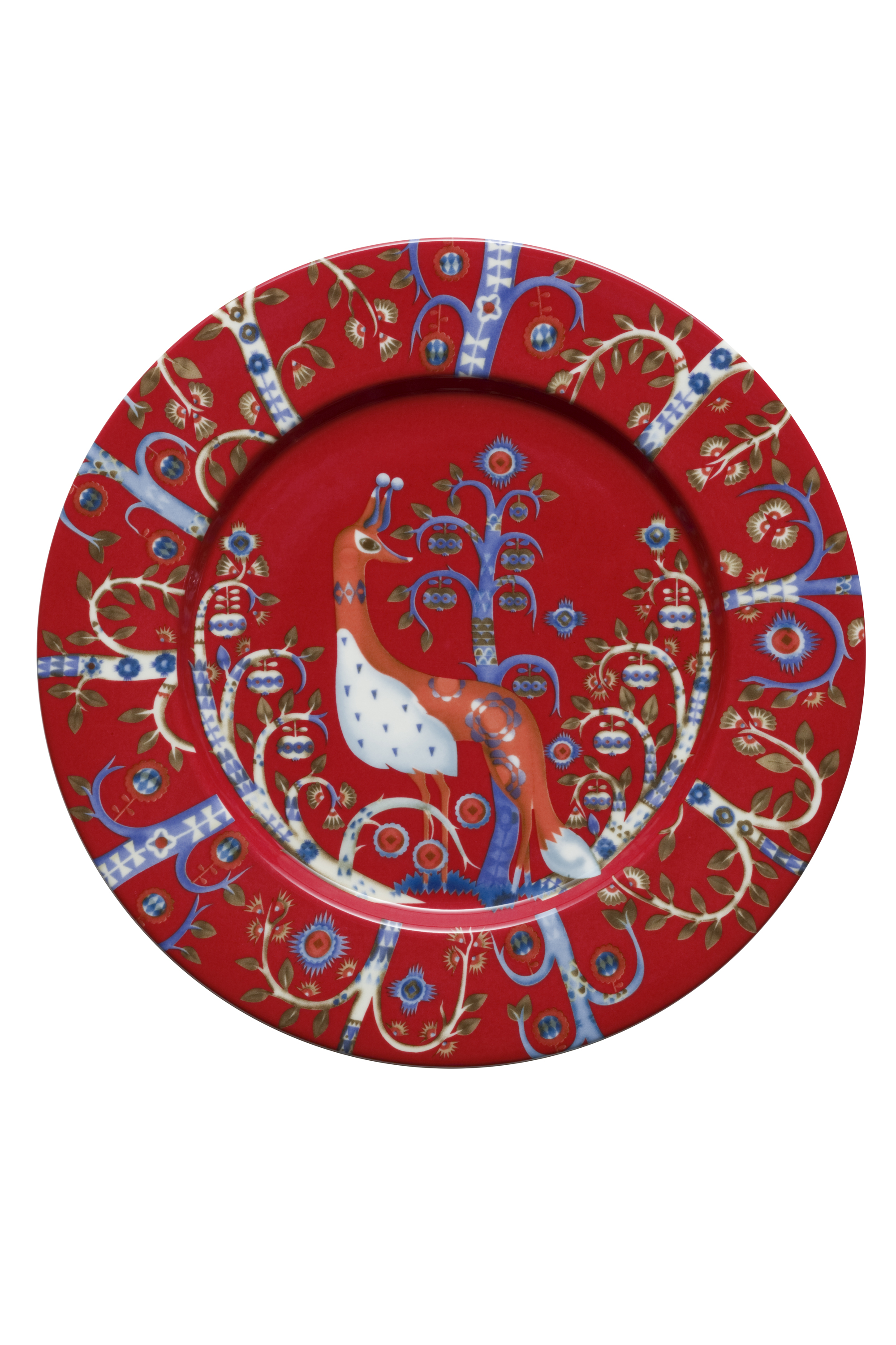 Iittala Taika Salad Plate Holiday Red