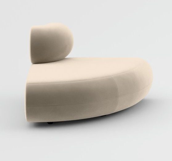 Tom Dixon Fat Corner Outside Sweeping Sofa